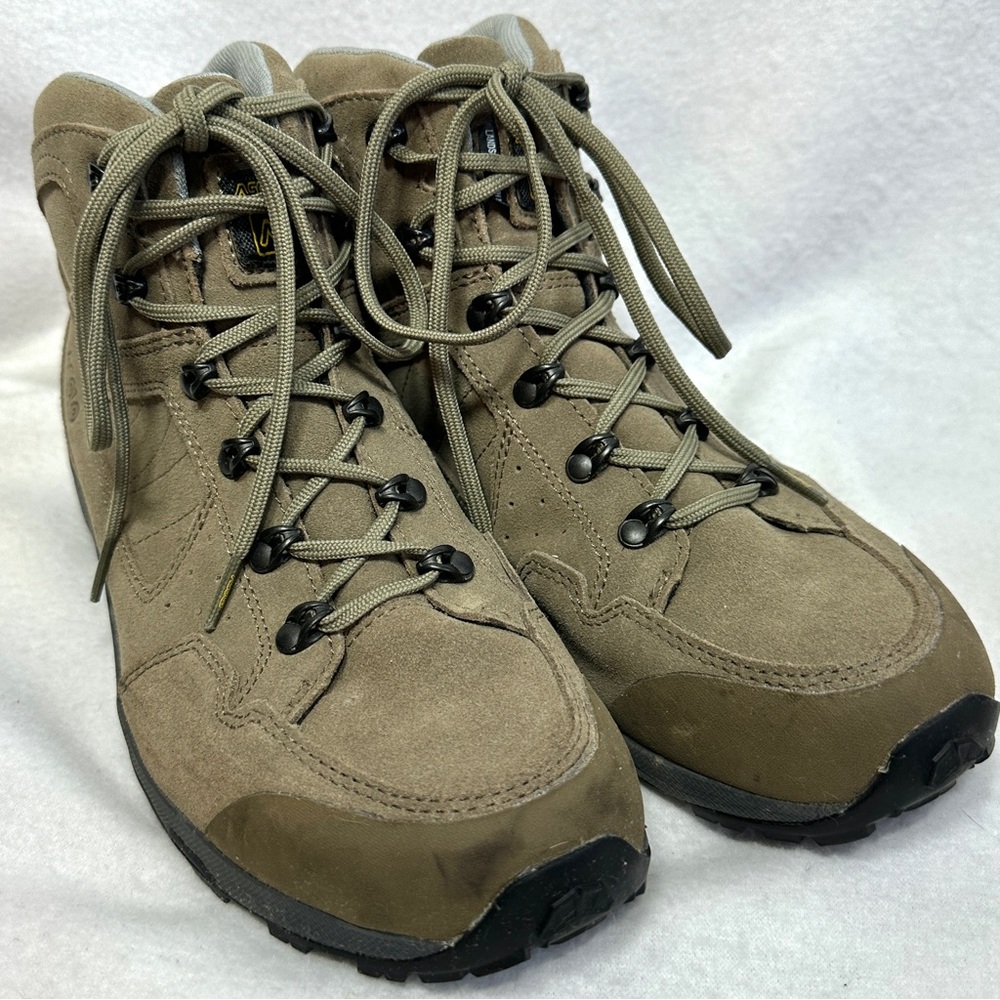 Asolo Landscape GV LTH Hiking Boots Womens 9.5 Beige Suede GoreTex Vibram
